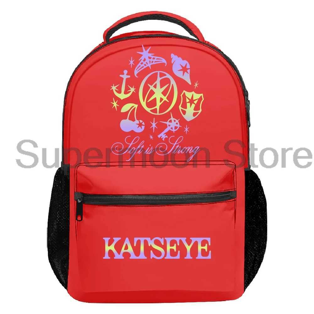 Kpop Katseye Soft is Strong Backpack 2025 Beautiful Chaos Tour Women Men Rucksack Casual Travel Bag Unisex Outdoor DaypackW251113
