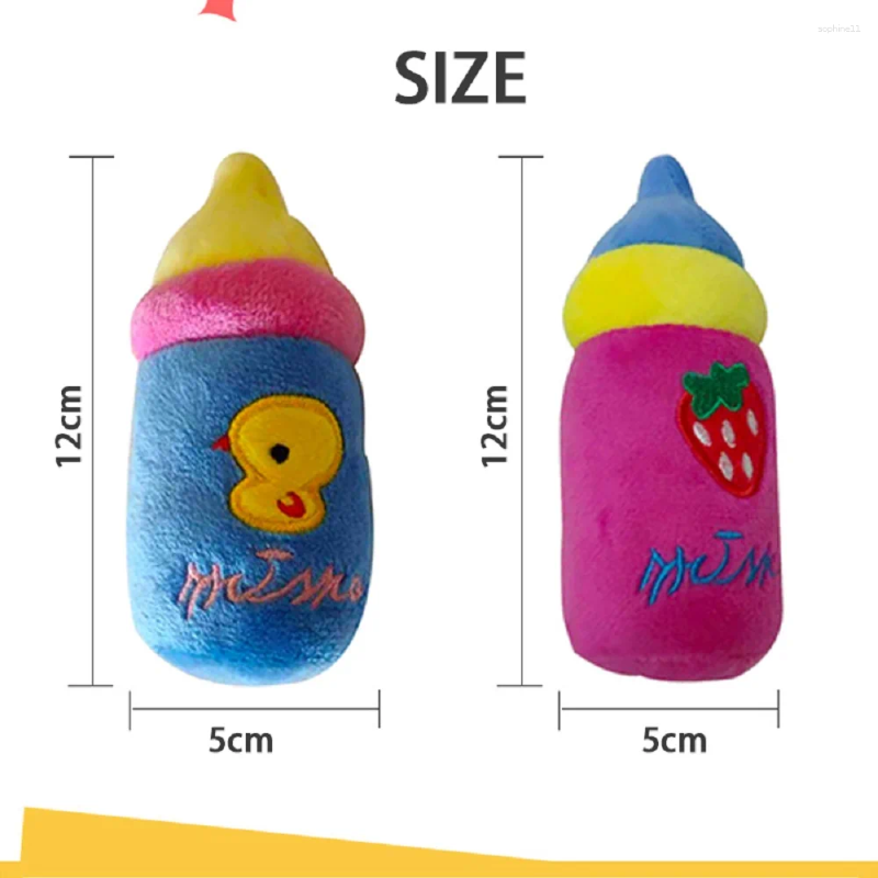 Update Cute Baby Bottle Plush Pet Toys For Small And Medium Sized Dogs Cats To Play Relieve Depression Grind Teeth