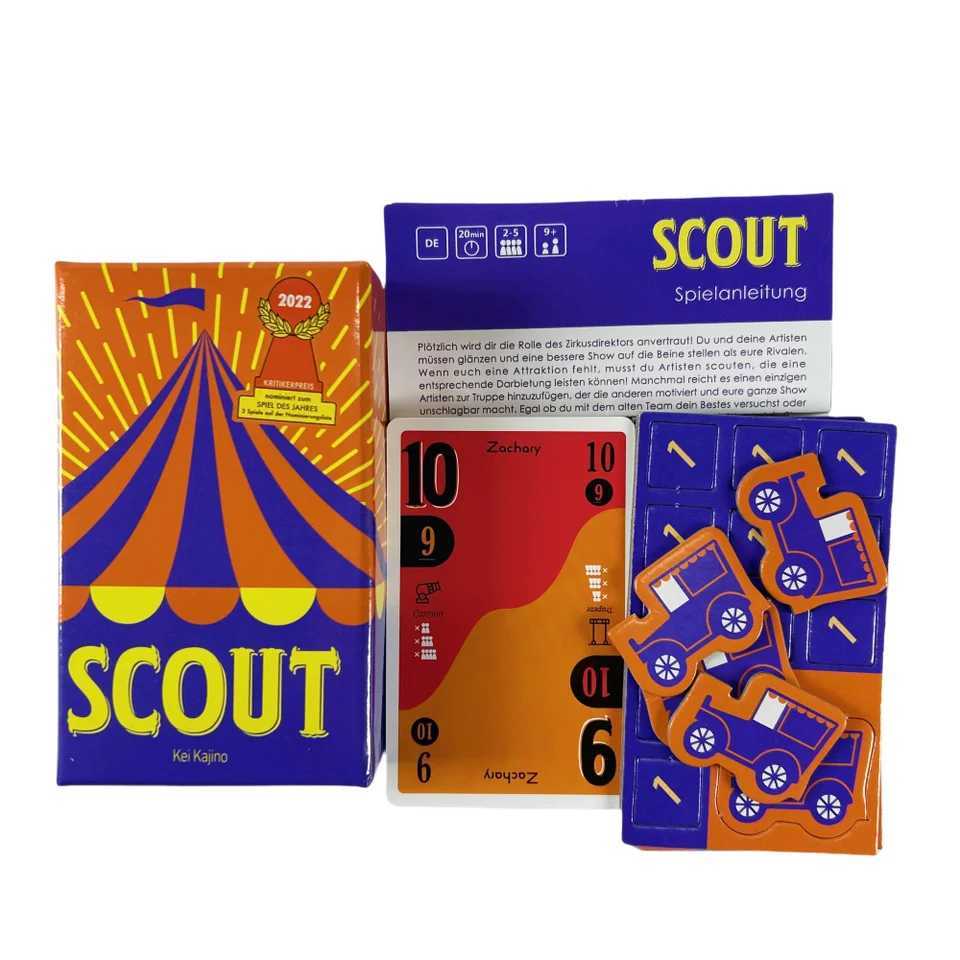 1 Box Scout Card Game Multi-Party Scouting Games Board Deck Edition For Festivals And Birthday Party Playing C251114