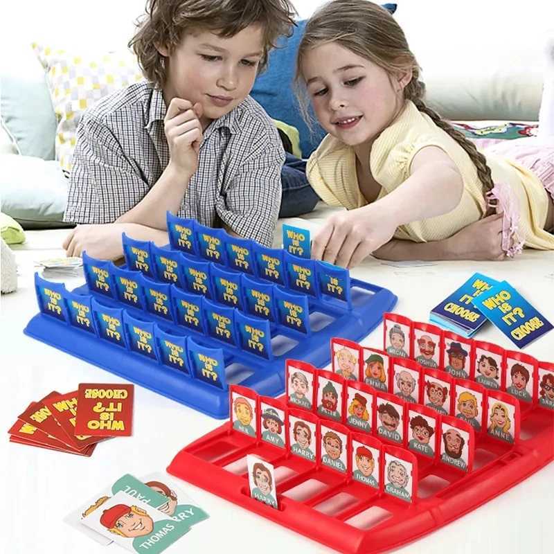 Guess Who Game Family Interation Card Toy Board Guessing Memory Training Parent Child Leisure Time Party Indoor Games Gift C251114