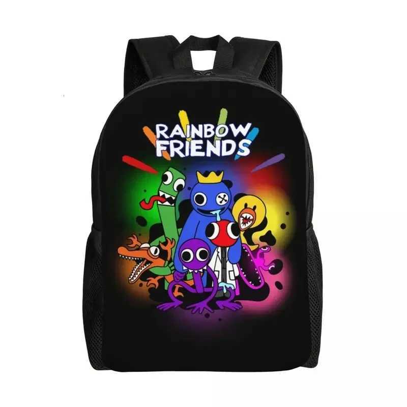 Custom Rainbows Friends Hug It Out Travel Backpack Men Women School Computer Bookbag Video Game College Student Daypack BagsW251113