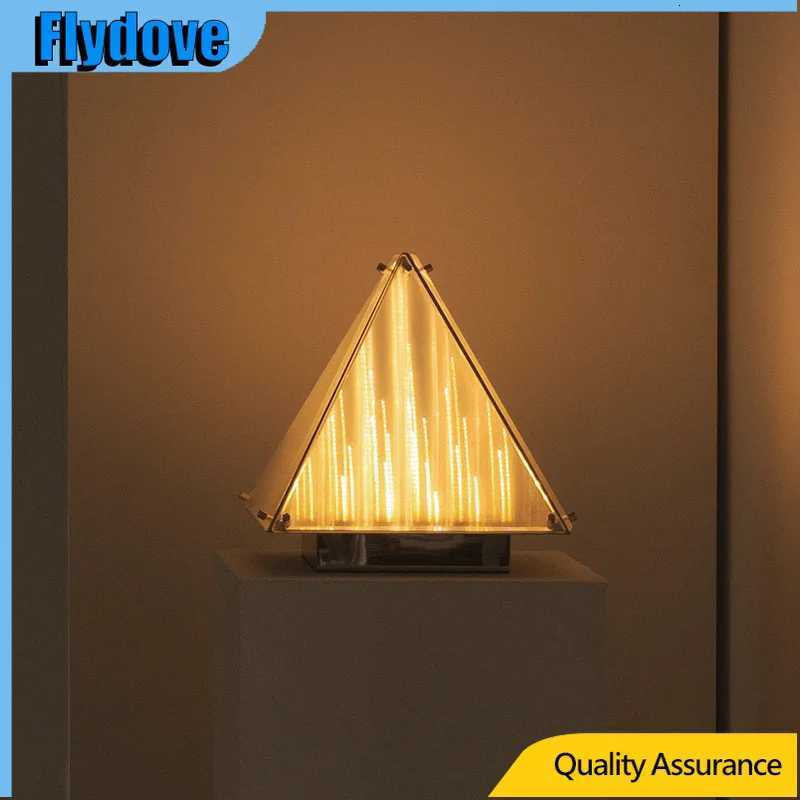 Scandinavian Crystal Desk Lamp Designer Living Room Bedroom Headboard Decoration Ambient Art Lighting Modern Study Fixture M251114