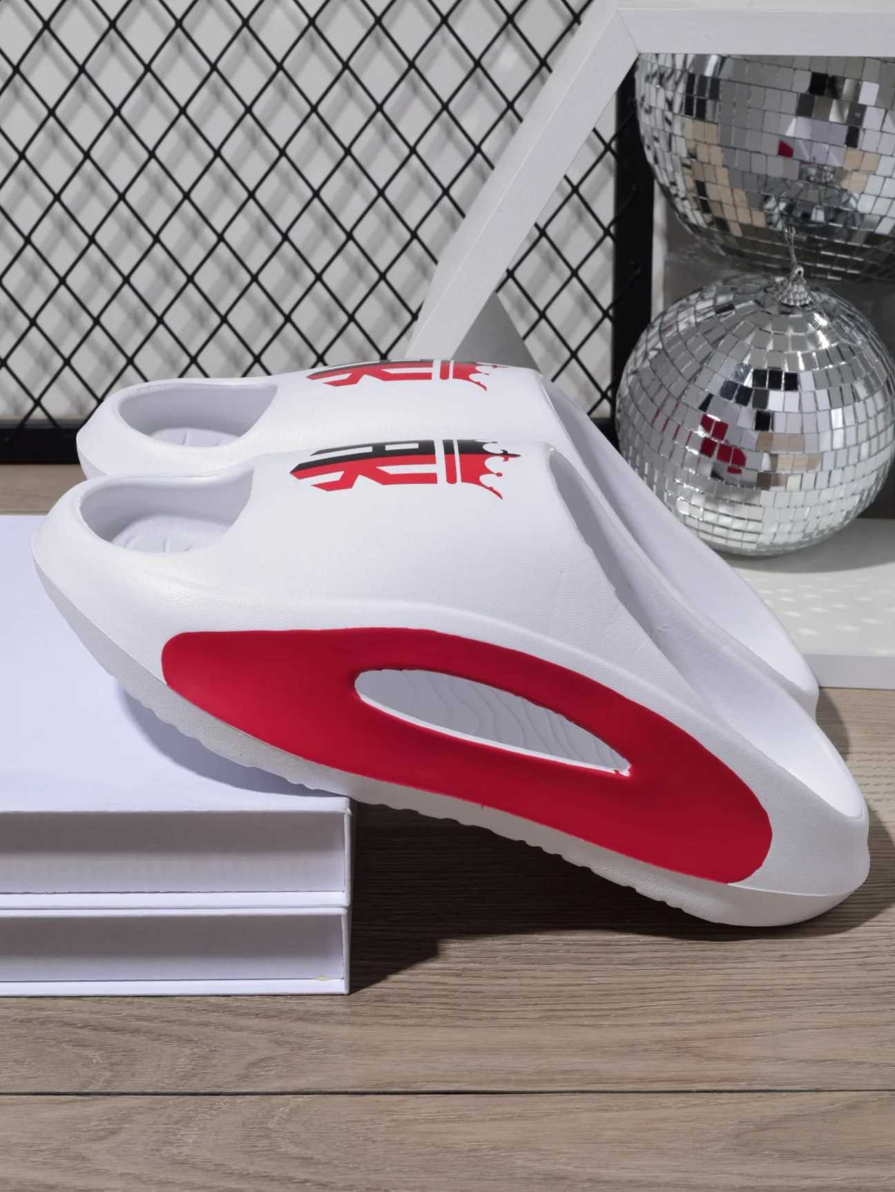 Mens and womens fashionable anti slip couple slippers EVA 2 colors 36-45 W250414