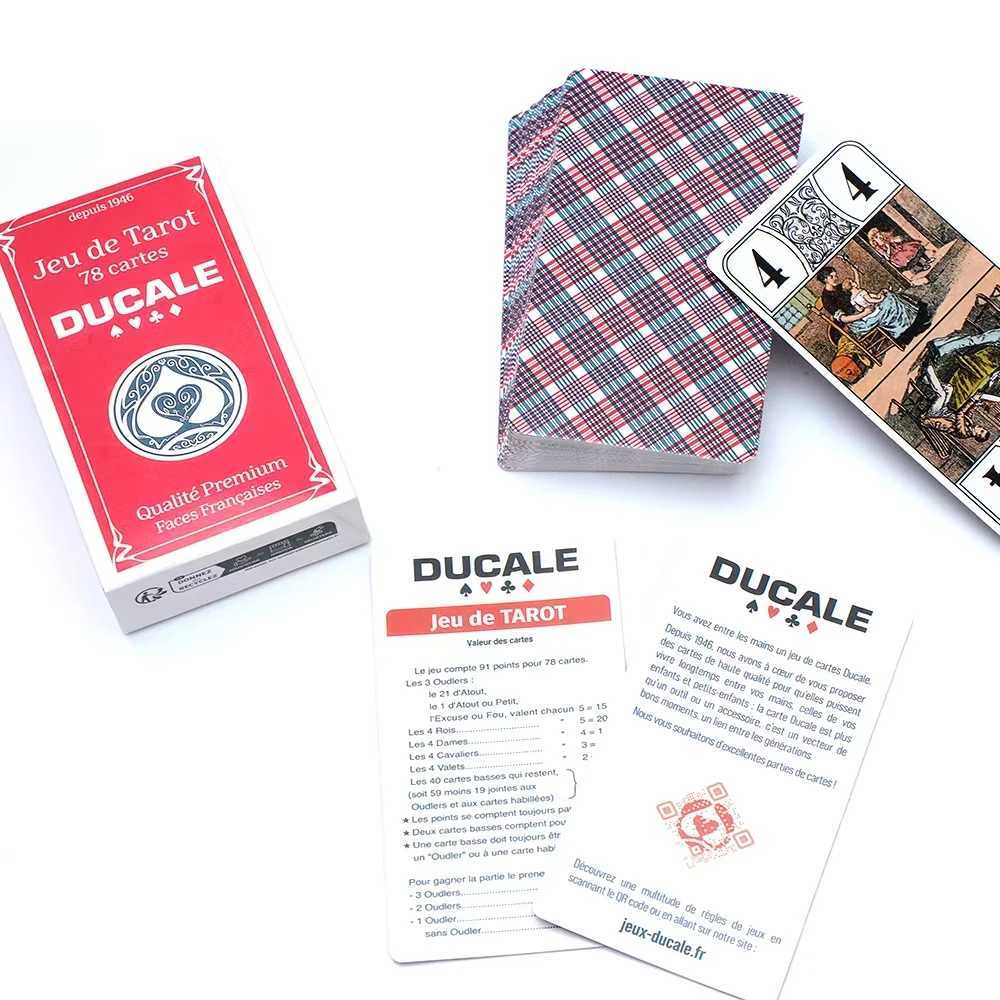 Franais Jeu de Tarot 78 Cards Ducale French Tarot Game Tarot Deck Cards Entertainment Game For Family Party Board Game Toy Gift C251114