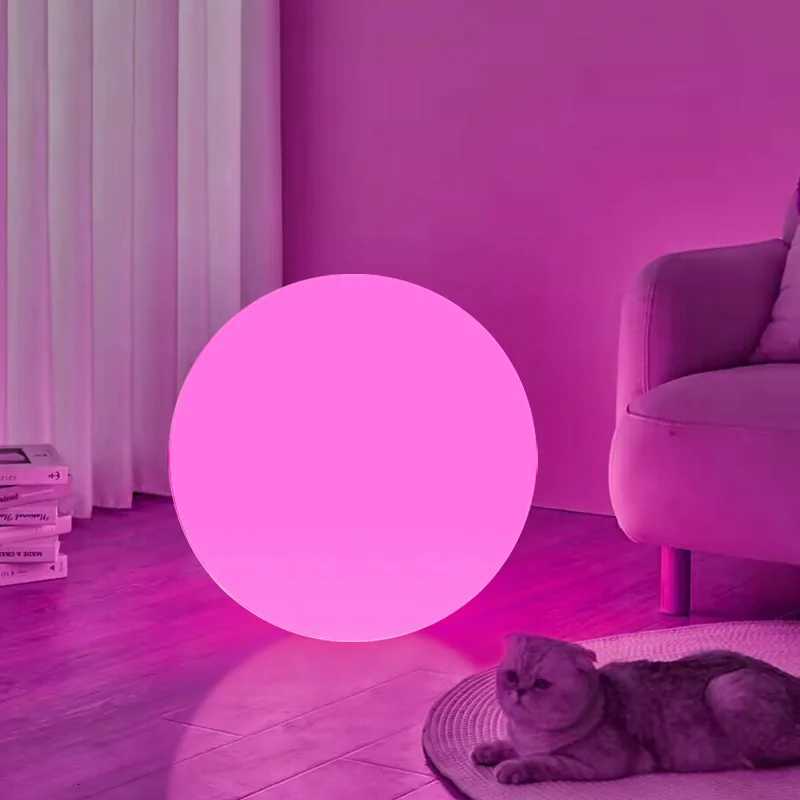 LED Ball Lamp Luminous Globe Light Tricolor or RGB Dimmable USB Rechargebale/AC Powered for Home Decor Bedroom Foyer Living Room M251114