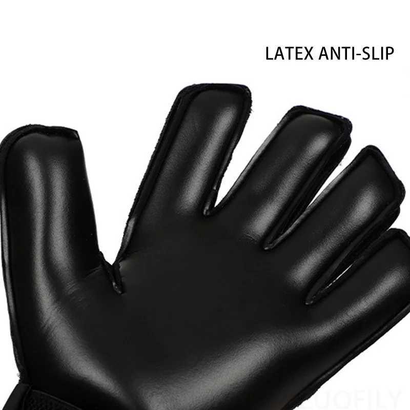 Childs Soccer Goalkeeper Gloves Adults Football Goalkeeper Gloves Latex Thickening Glove with Finger Protector Size 5/6/7/8/9/10 W251114