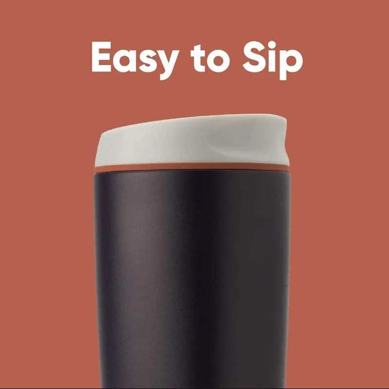 12/20oz Stainless Steel Vacuum Cup Coffee Cup Simple Fashion Mens Womens Coffee Cup Outdoor Sports Portable Cup Couples Mugs C251114