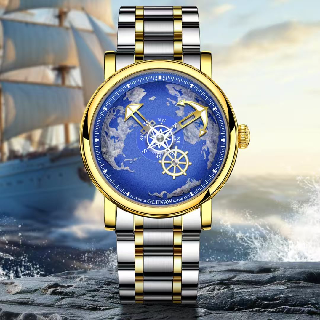 Chic Men's Timepiece Fully-Automatic Mechanism & Durable Water Resistance