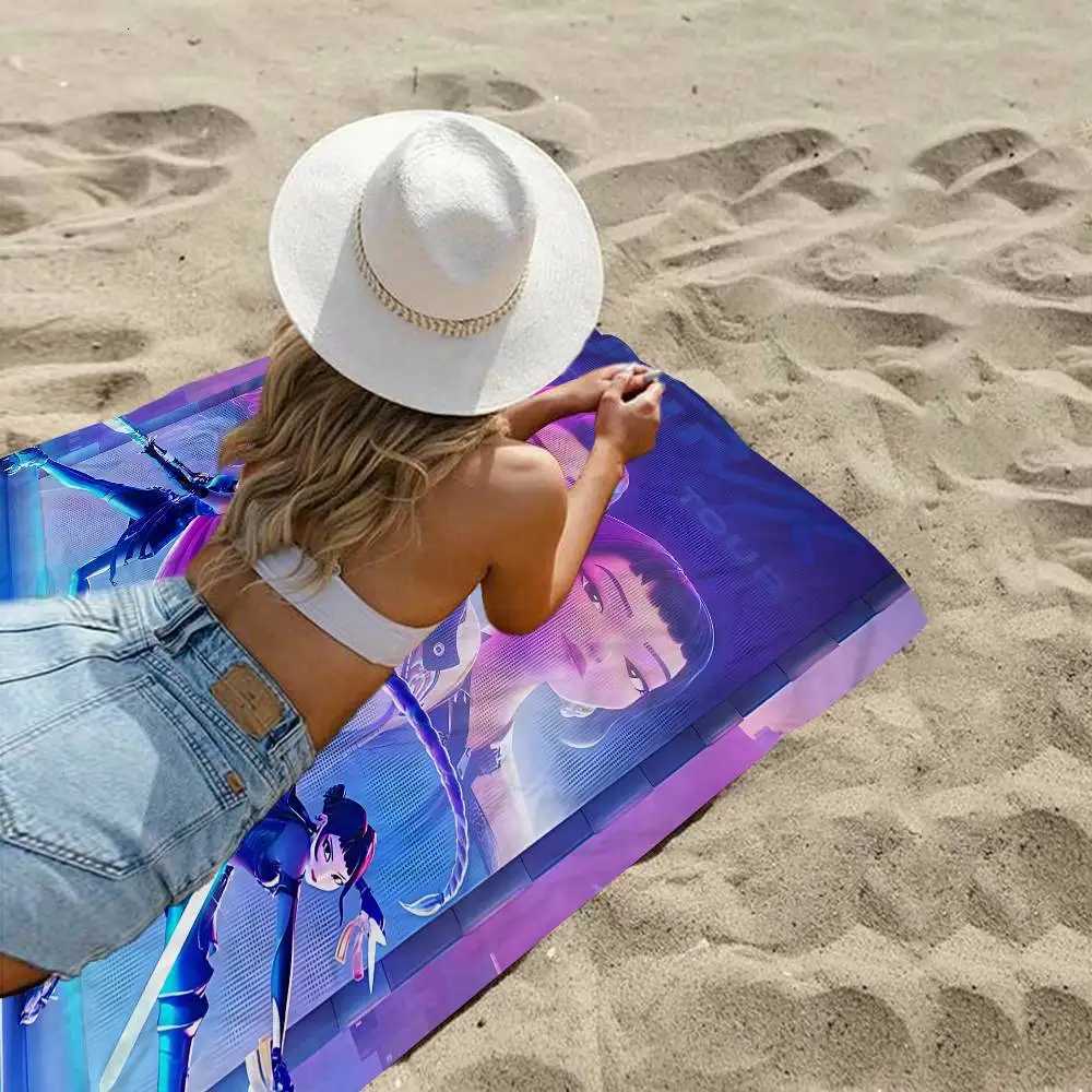 Movie KPop Demon Hunters Microfiber Beach Towel Absorbent Quick Dry Soft Yoga Swimming Resort Mountain Climbing Towel Z251111