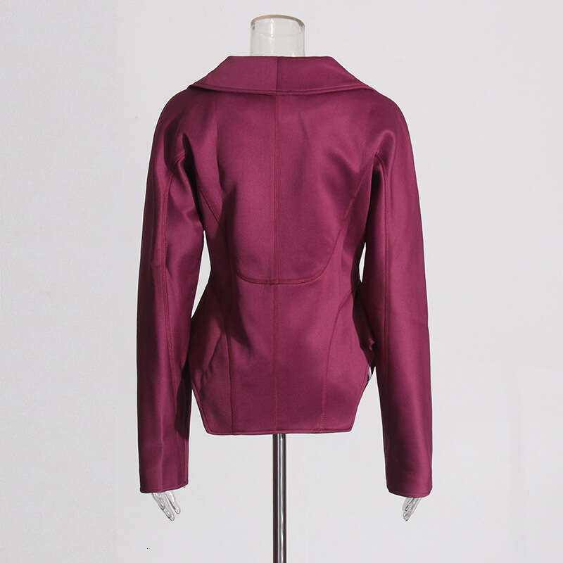 Designer Women's Personalized Hooded Jacket - Trendy Irregular Hem Design with Slim Fit & Slimming Effect, Solid Colors Available