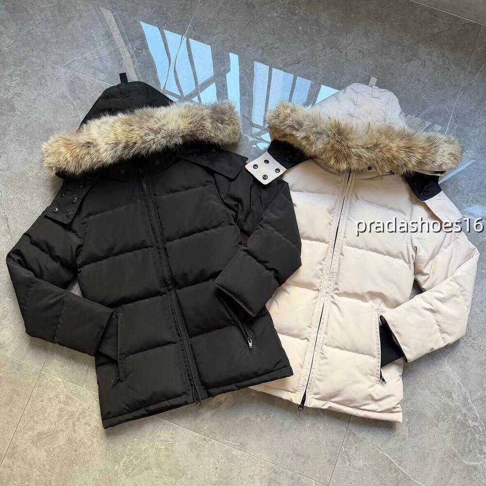 Designer Down Jacket coat womens coat Winter Veste Homme Outdoor Jassen Streetwear Fur Hooded Fourrure Manteau warm Goossecoat doudoune Winter Hooded Jacket