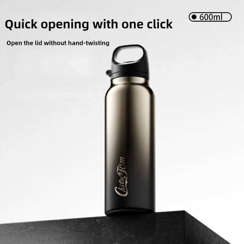 Stainless Steel Portable Water Bottle Leakproof Sports Cup for Outdoor Cycling Hiking Gym Travel Halloween Christmas Gift C251114