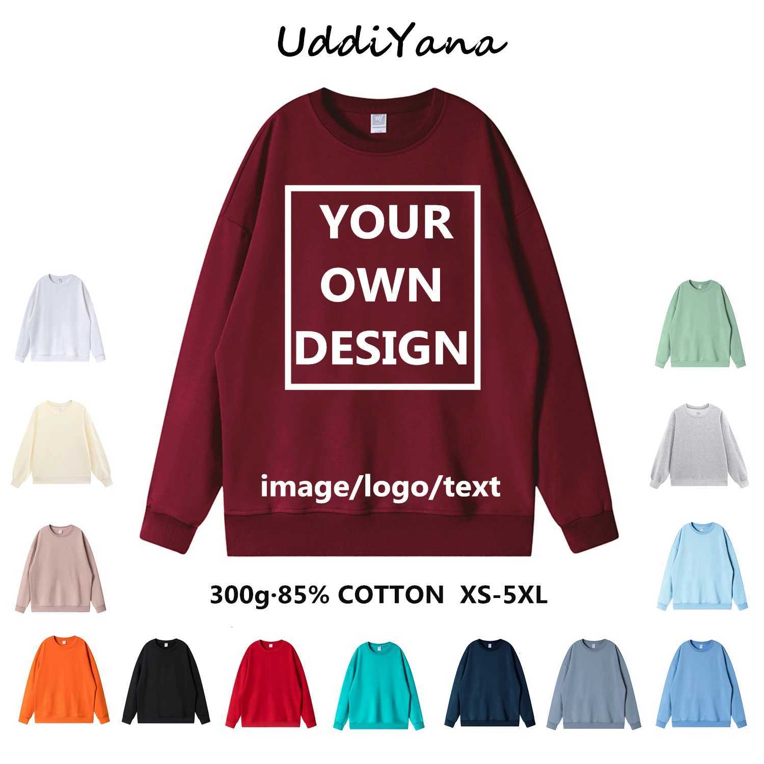 Customized Sweatshirts Custom Hoodie Overalls Brand Design Unisex Working Clothes Oversize Sweatshirt Print Anime PulloverT251114
