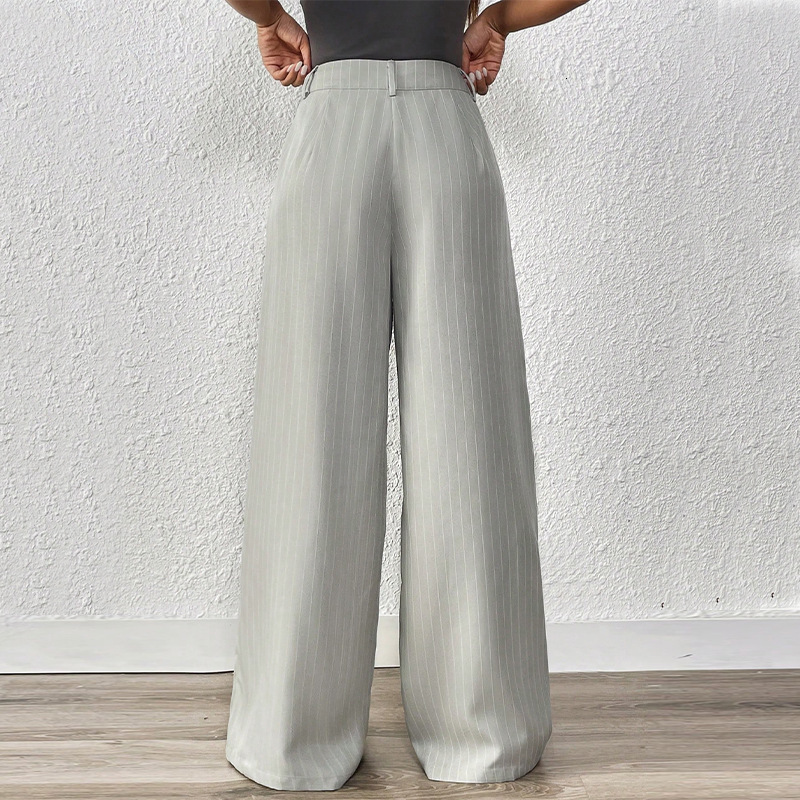 Casual pants womens clothing 2025 new style temperament loose straight leg wide leg pants for women
