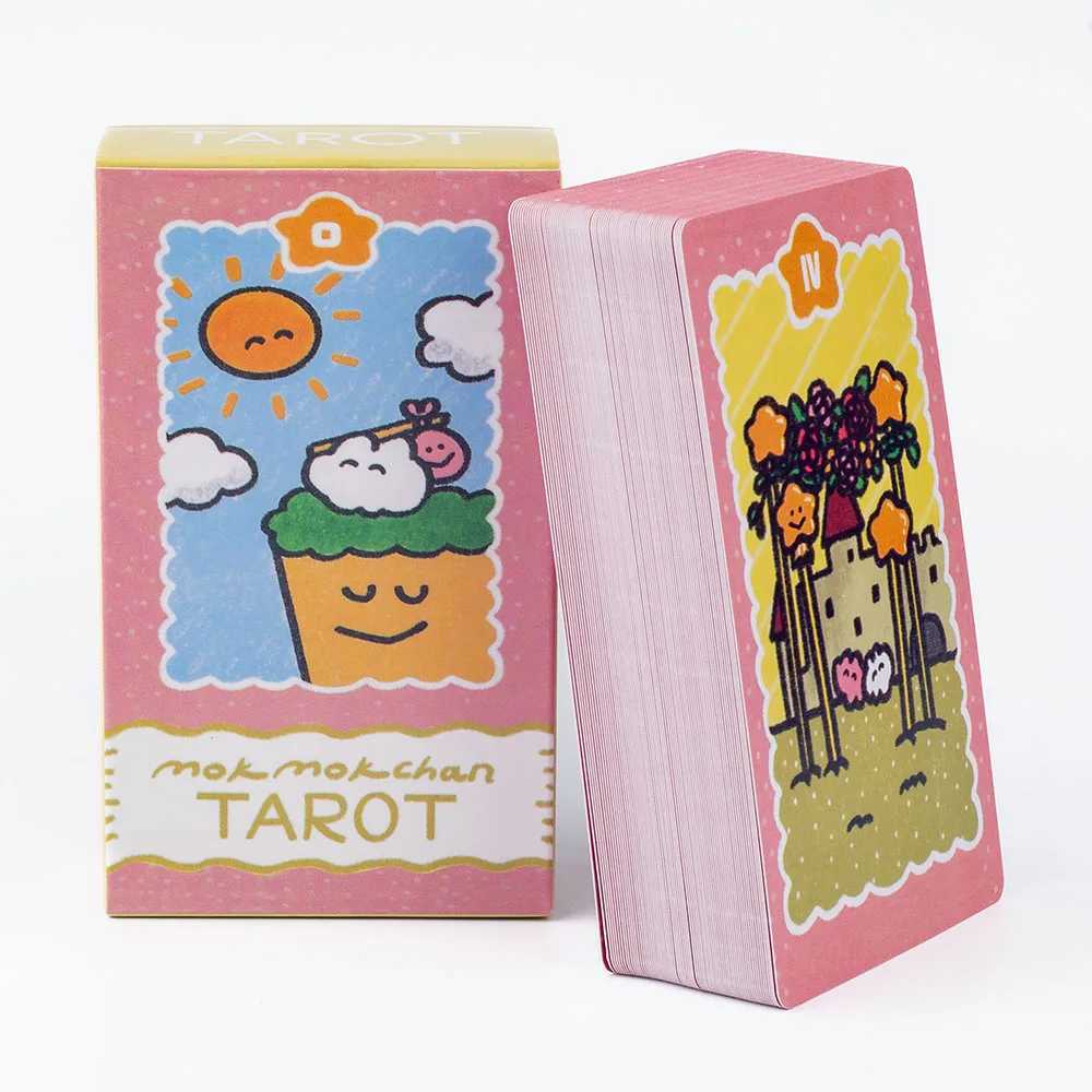1036Cm Mokmokchan Tarot 78Pcs Kawaii Tarot Cards Playing Game Cards Desktop Toy Entertainment C251114