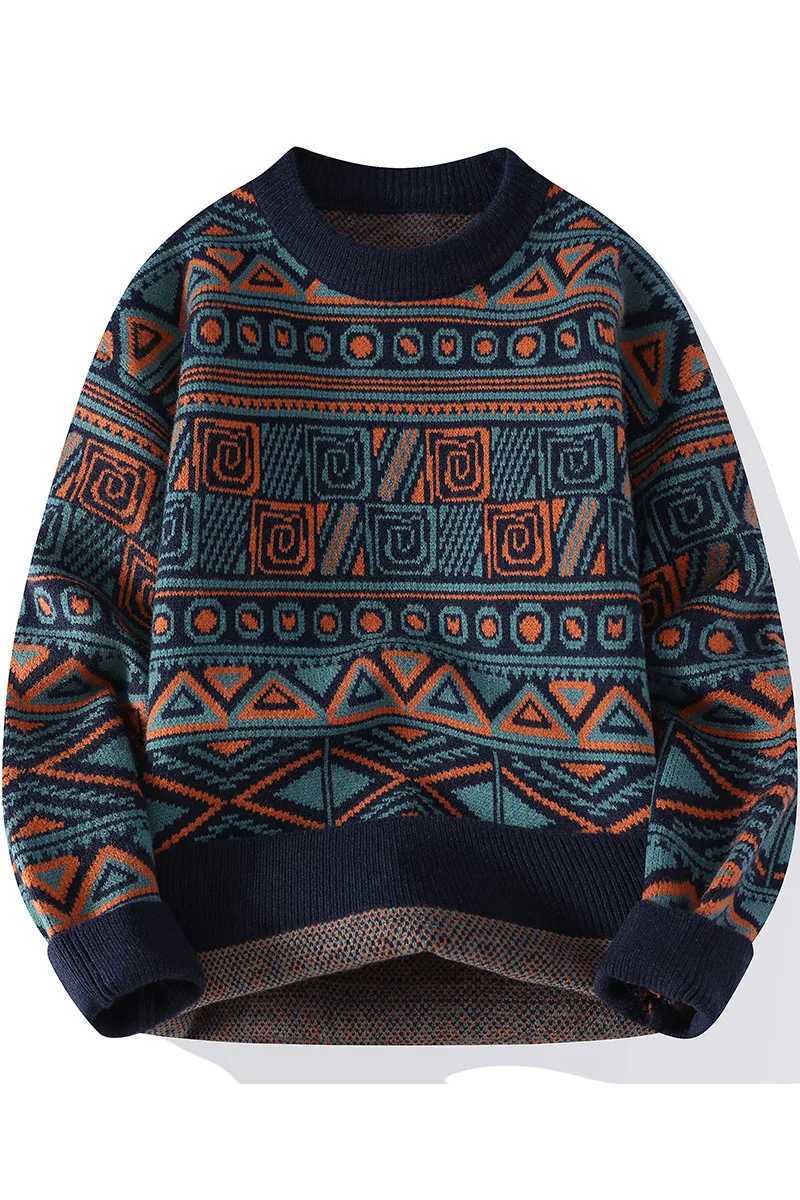 Mens fashion pullovers 2025 men winter korean style Sweaters mens warm sweater O-neck men sweaters autumn men full size M-3XL M251114