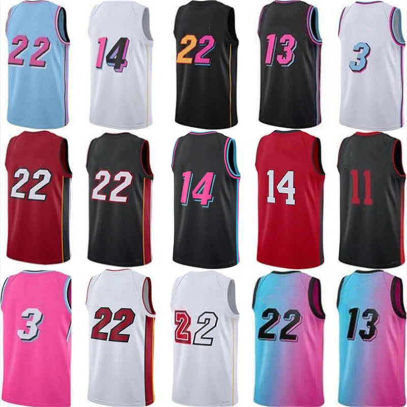 25 26 MIA Basketball Jerseys Jaime Jaquez jr. Bam Adebayo Tyler Herroo Norman Powell Davion Andreww Wiggins Mitchell Terryy Rozier Dwyane Wadee Jovic City Jersey