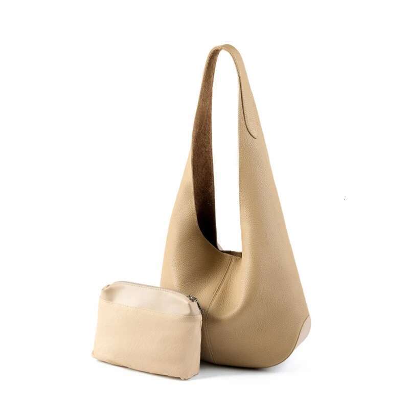 Designer Bag New Women Internet Celebrity Handbag With Large Capacity Top Layer Leather Tote Lady Single Shoulder Bag Female Handheld Bucket