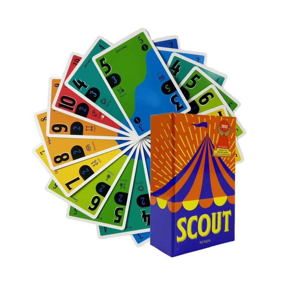 1 Box Scout Card Game Multi-Party Scouting Games Board Deck Edition For Festivals And Birthday Party Playing C251114