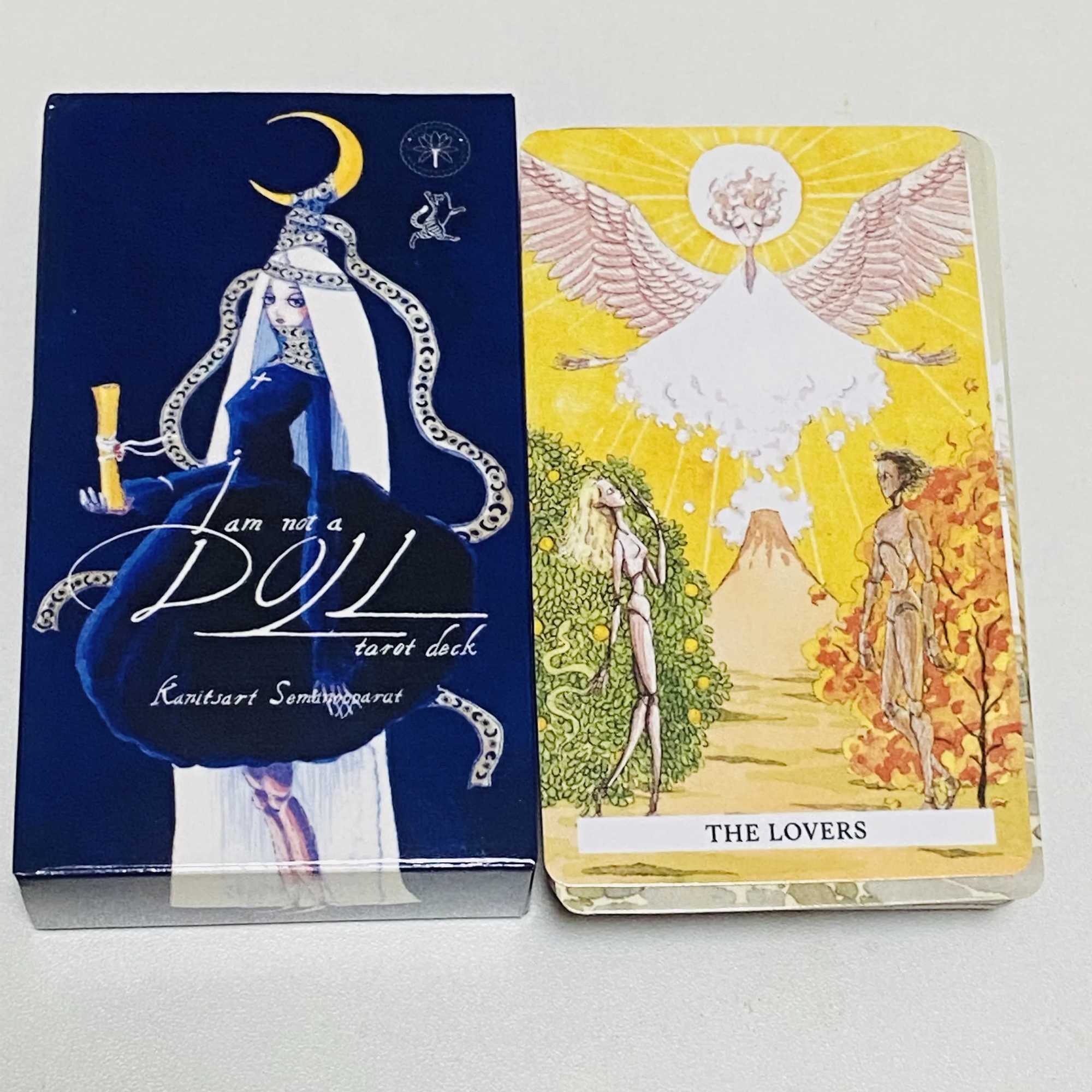 79pcs I Am Not A Doll Tarot Cards Psychological Oracle Deck with Vibrant Imagery for Future and Past C251114