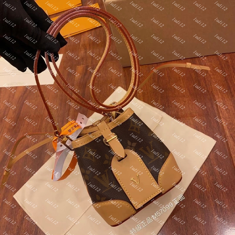 10a Top popularity designer handbag NEONOE Bucket bag Womens crossbody shoulder bag mirror quality Luxury bag leather 2PCs with Coin Purse travel ultimate tote