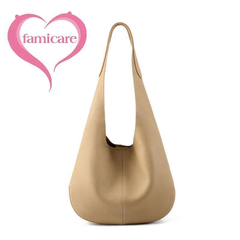 Designer Bag New Women Internet Celebrity Handbag With Large Capacity Top Layer Leather Tote Lady Single Shoulder Bag Female Handheld Bucket