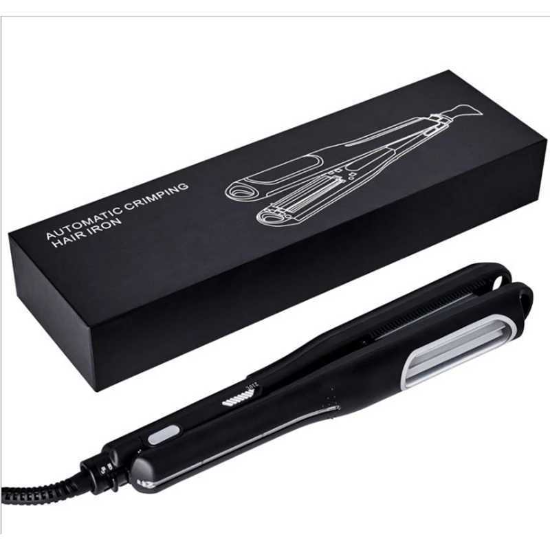 Multi-ceramic portable smart styling hair straightener curling two-in-one quick heating salon household toolT251114