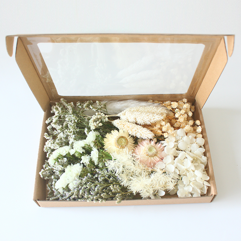 Dried Flower Craft Kit DIY Creative Handmade Decorations for Home Dried Flowers, Natural Plants, Real Flowers, Leaves