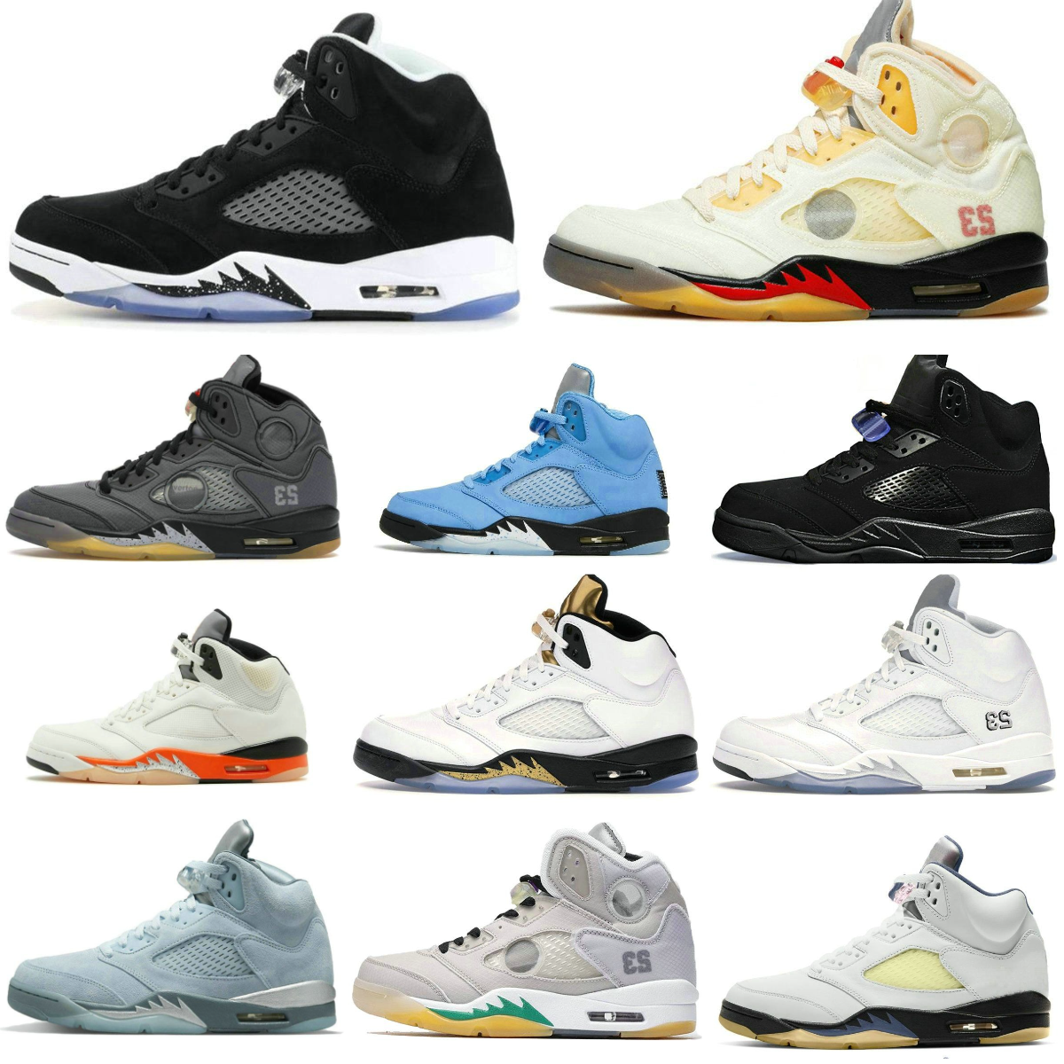 Jump Mans 5 J5 Basketball Sports Shoes Trainers Retroes Medium Soft Pink 5S Anthracite UNC Sail Muslin Oreo White Cement Silver Black Metallic Reimagined Sneakers P9