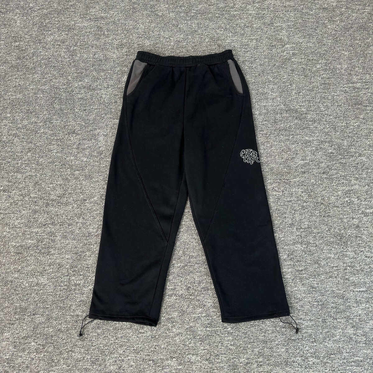 Men's Pants Y2K Trendy Joggers Street Retro Streamlined Seams Embroidery Logo Unisex Sweatpants Hip Hop Harajuku Oversized Fit Casual