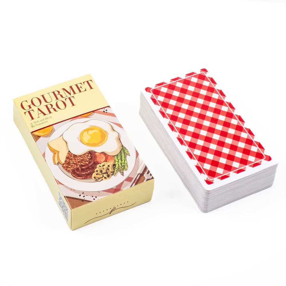 1036Cm Gourmet Tarot Deck 78Pcs Divination Fate Tarot Oracle Cards Party Entertainment Board Game Cards C251114
