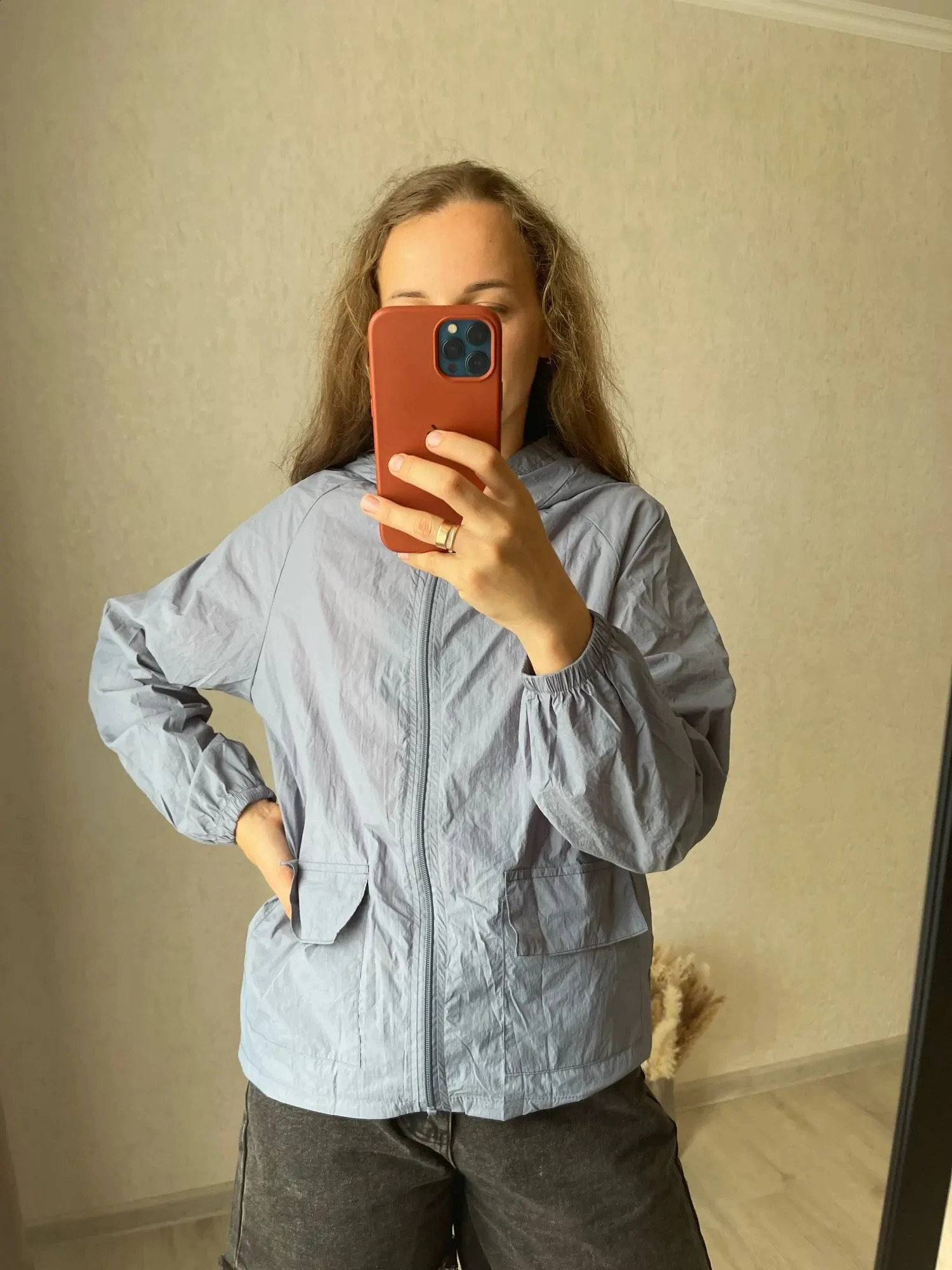 Korean Fashion Summer Casaco Feminino Solid Color Womens Spring Jacket 2025 All-Match Jackets Hooded Thin Sunscreen Coat 250410