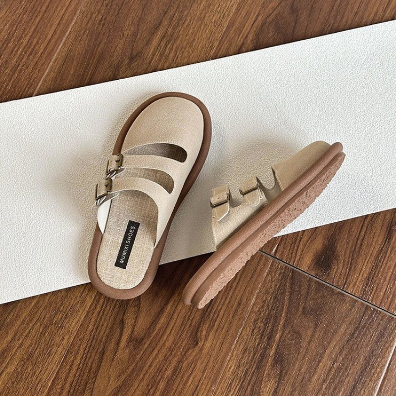 Free shipping designer slippers women off white brown comfortable breathable wear-resisting outdoor sandals new