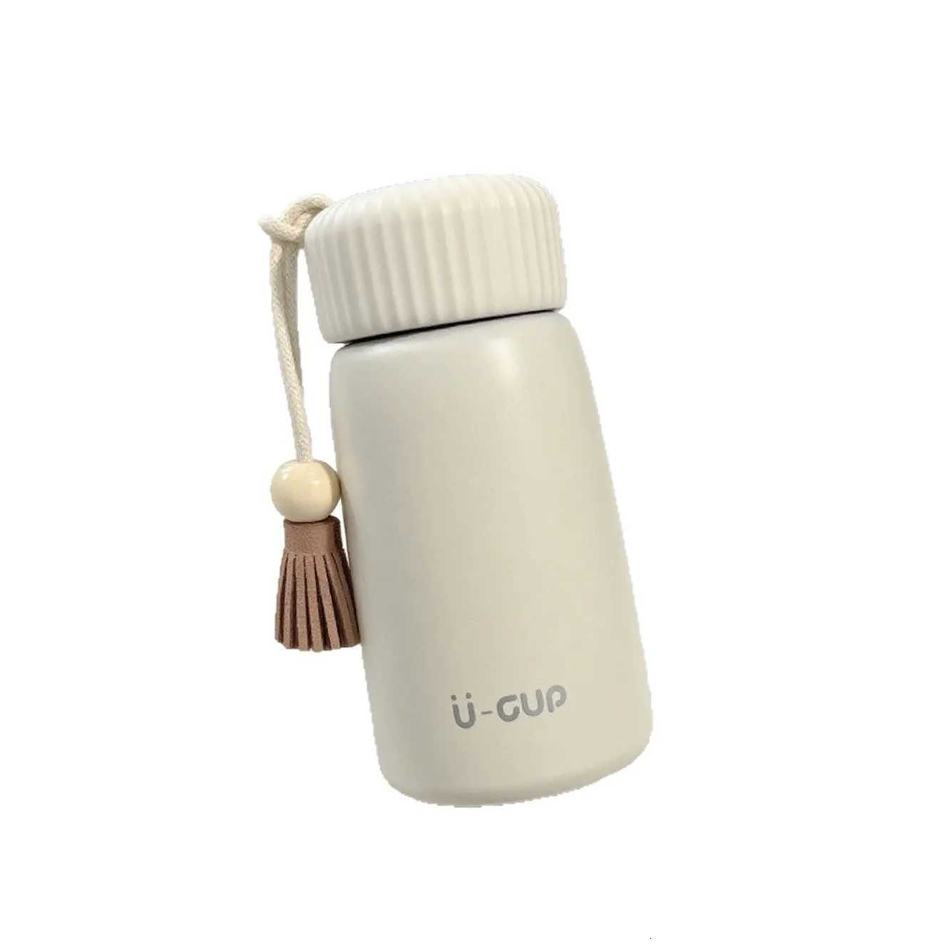 New High-Beauty Student Water Cup 304 Stainless Steel Insulated Cup Compact and Portable with Carrying Strap Travel Cup C251114