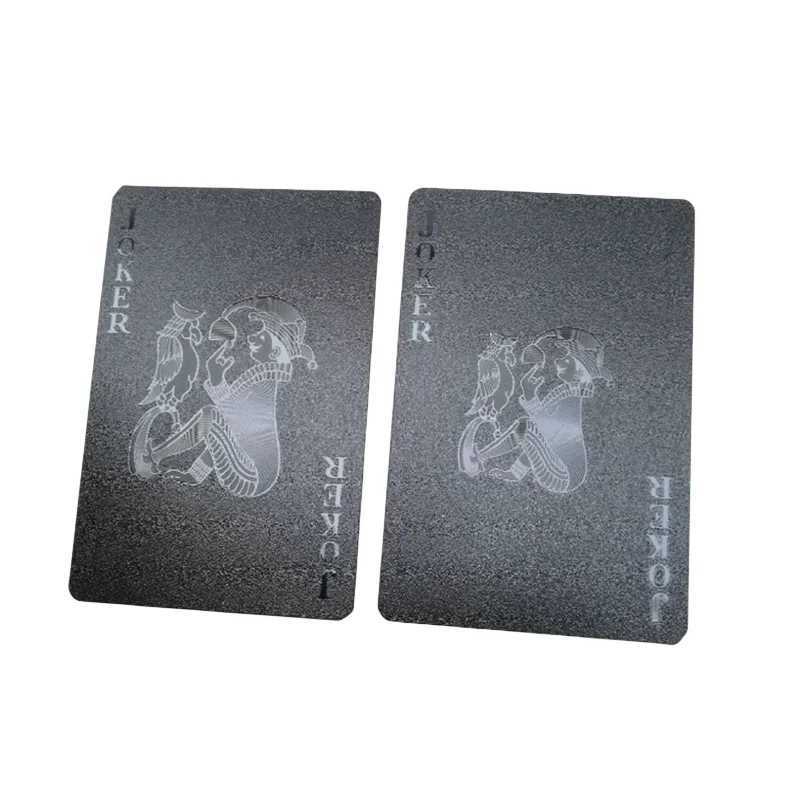 Black Game Set Gold Foil Set Plastic Magic Card Waterproof Card Magic C251114