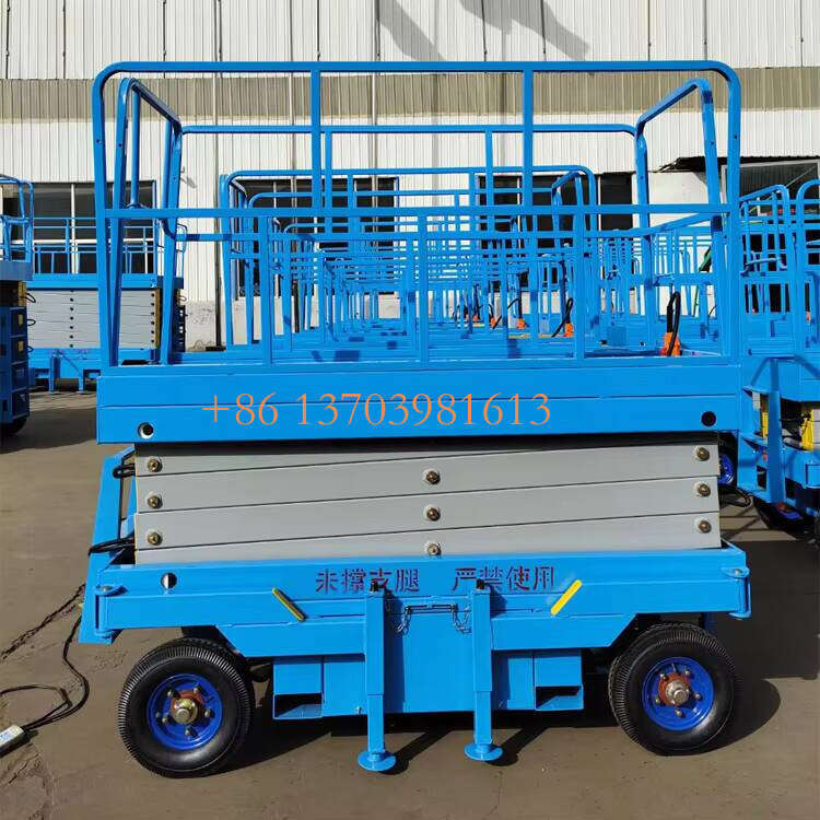 Industrial Grade Tracked Scissor Lift Crawler Platform 14m Working Height 400kg