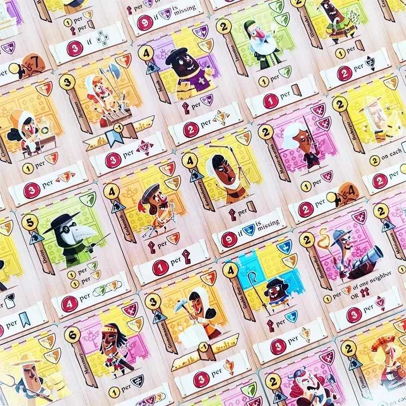 Castle Combo Board Game 2-5 Players English Version Strategy Game For Party/Family Table Game Card Games C251114