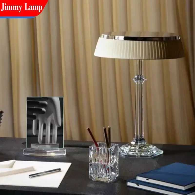 Modern Simple LED Crystal Desk Lamp for Home Bedside Study Office Bedroom Living Room Lighting Fixture Decor M251114
