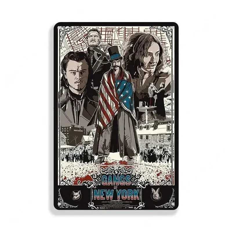 Metal Tin Sign Poster Classic Video Game Film Poster Metal Plaque Decor Bar Club Home Wall Signs Decorative Iron Plate PaintingM251114