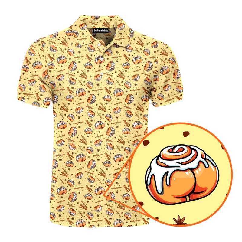 Sexy all print humorous polo shirt mens hip-hop street personality short sleeved button up golf shirt summer carnival party fun top W250414