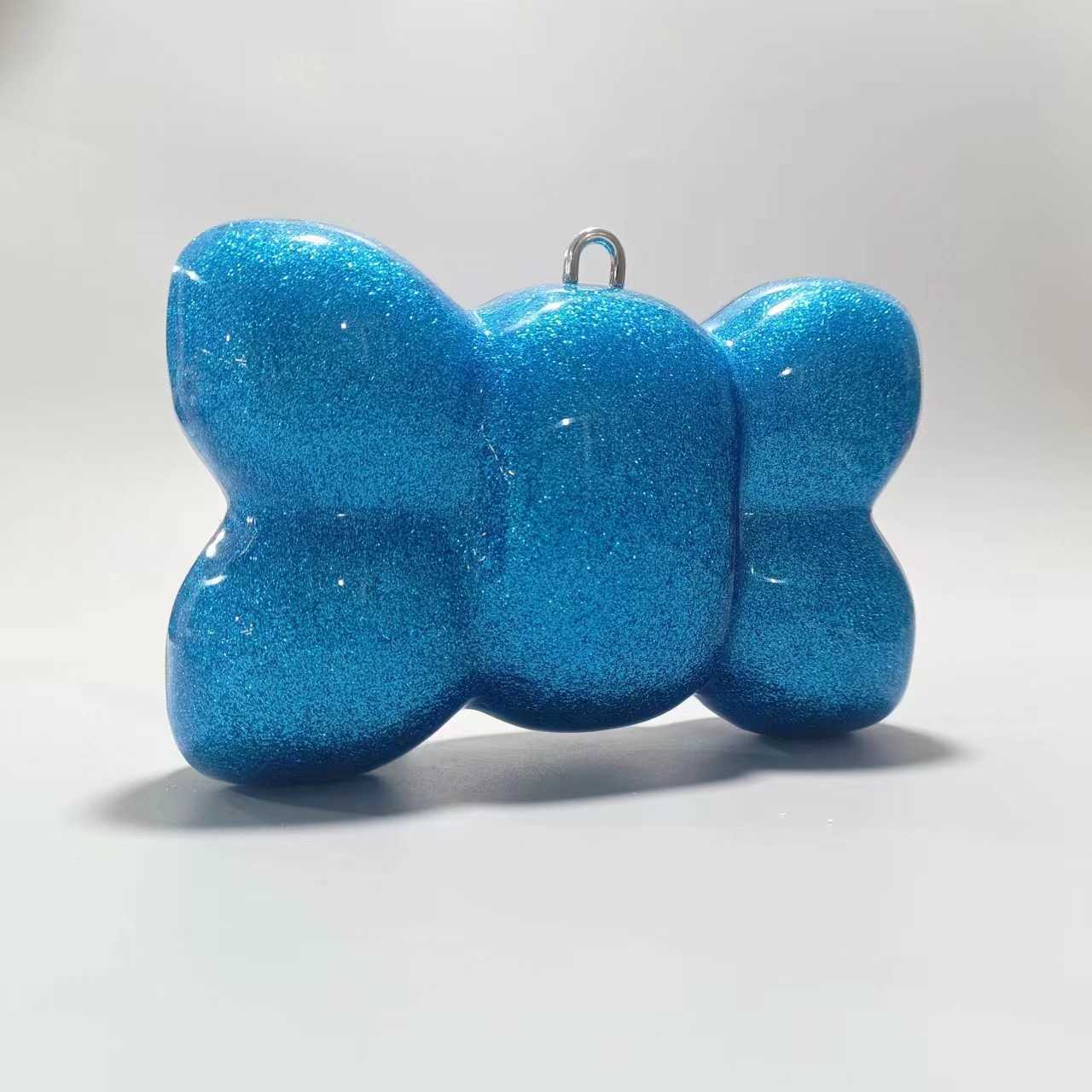 Fashion Womens Acrylic Bowknot Handheld Bag Wedding Dinner Single Shoulder Crossbody Handheld Bag