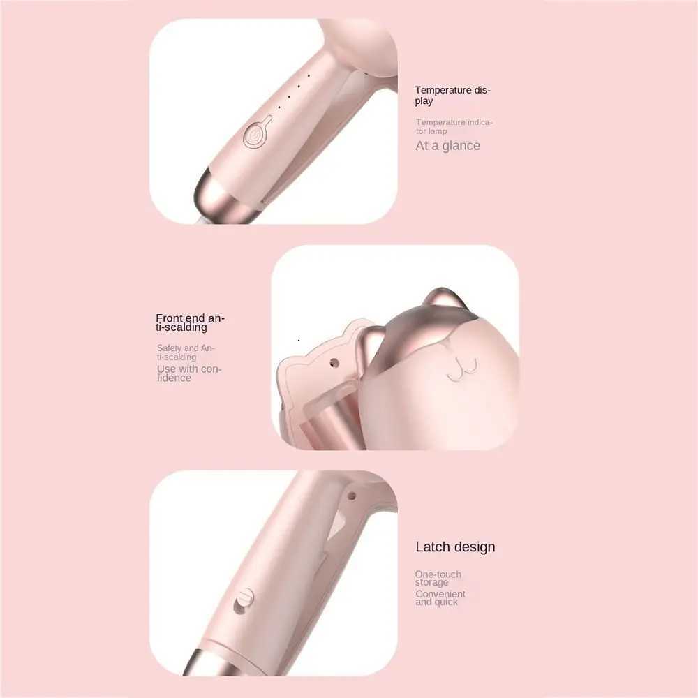 32mm Hair Curler Tool with 3 Gears Anti Scald Hair Curling Irons Hair Styling Tool S Shaped Wavy Hair Crimper IronT251114