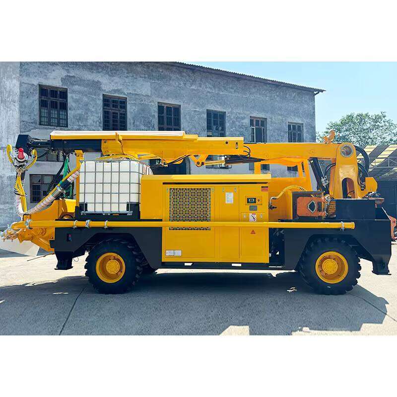Hot Sell Robot Arm Truck-mounted Wet Shotcrete Machine with Four-wheel Drive Concrete Spraying for Tunnel Construction