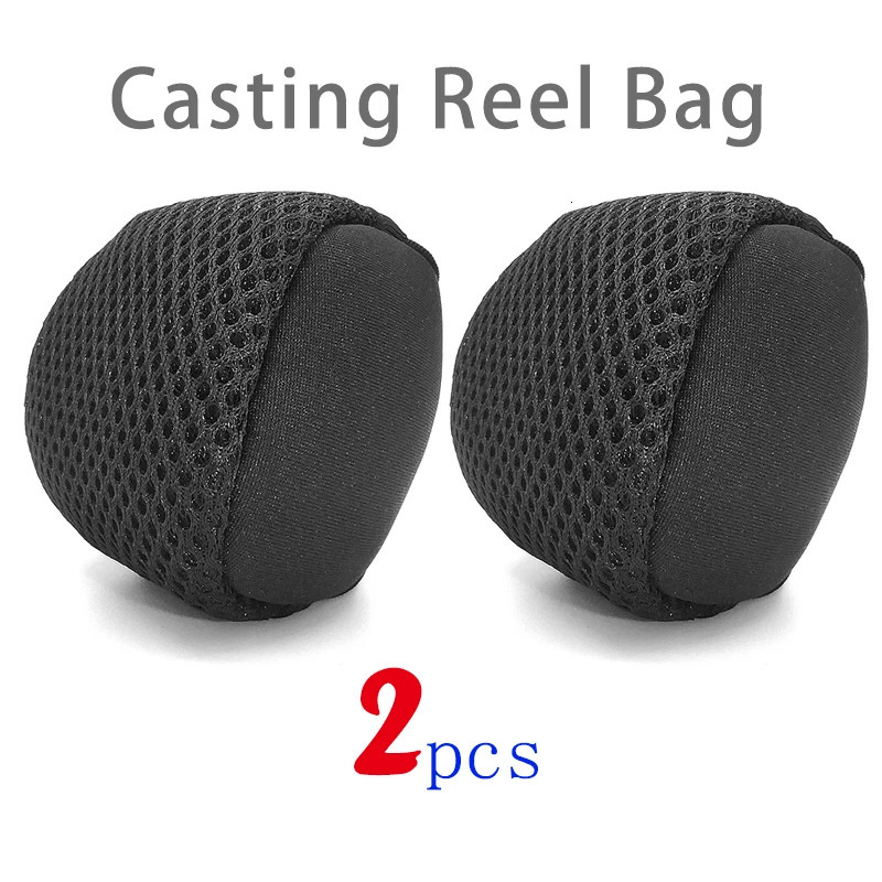 2 pieces of soft casting reel protection bag drum fishing box accessory 250410