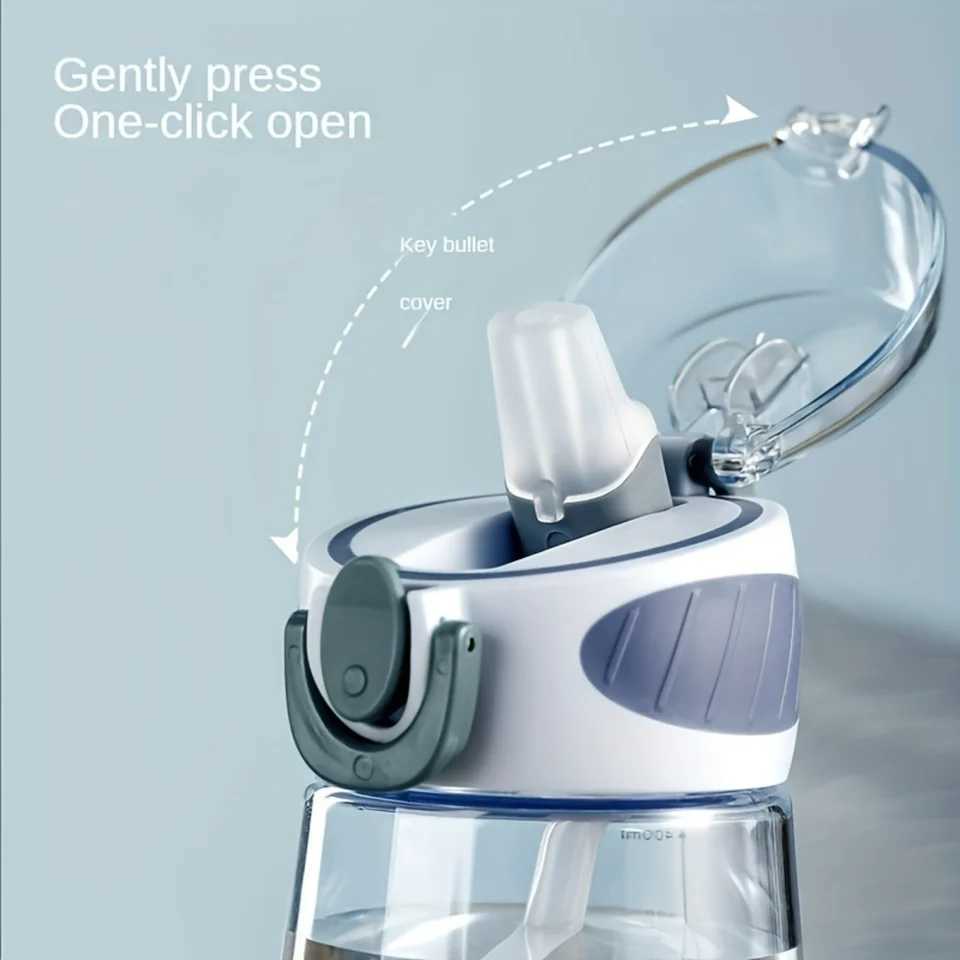 1pc Sports Water Bottle 1353oz/2029oz Plastic Water Cups Portable Travel Water Bottles For Camping Hiking Fitness OutdoW251114