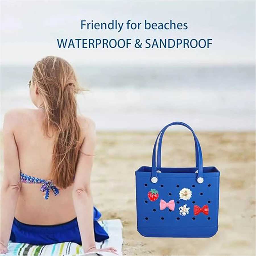 1 large waterproof washable pointed durable open handbag suitable for beach boats swimming pools fitness and other sports W250415