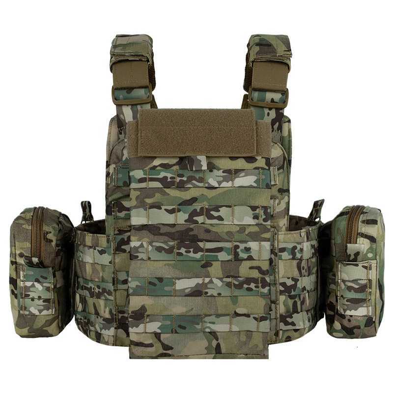 YAKEDA 6094 Vest Light Weight Quick Release Combat Plate Carrier1000D Nylon Molle Vest Hunting Vest Black XJ251114
