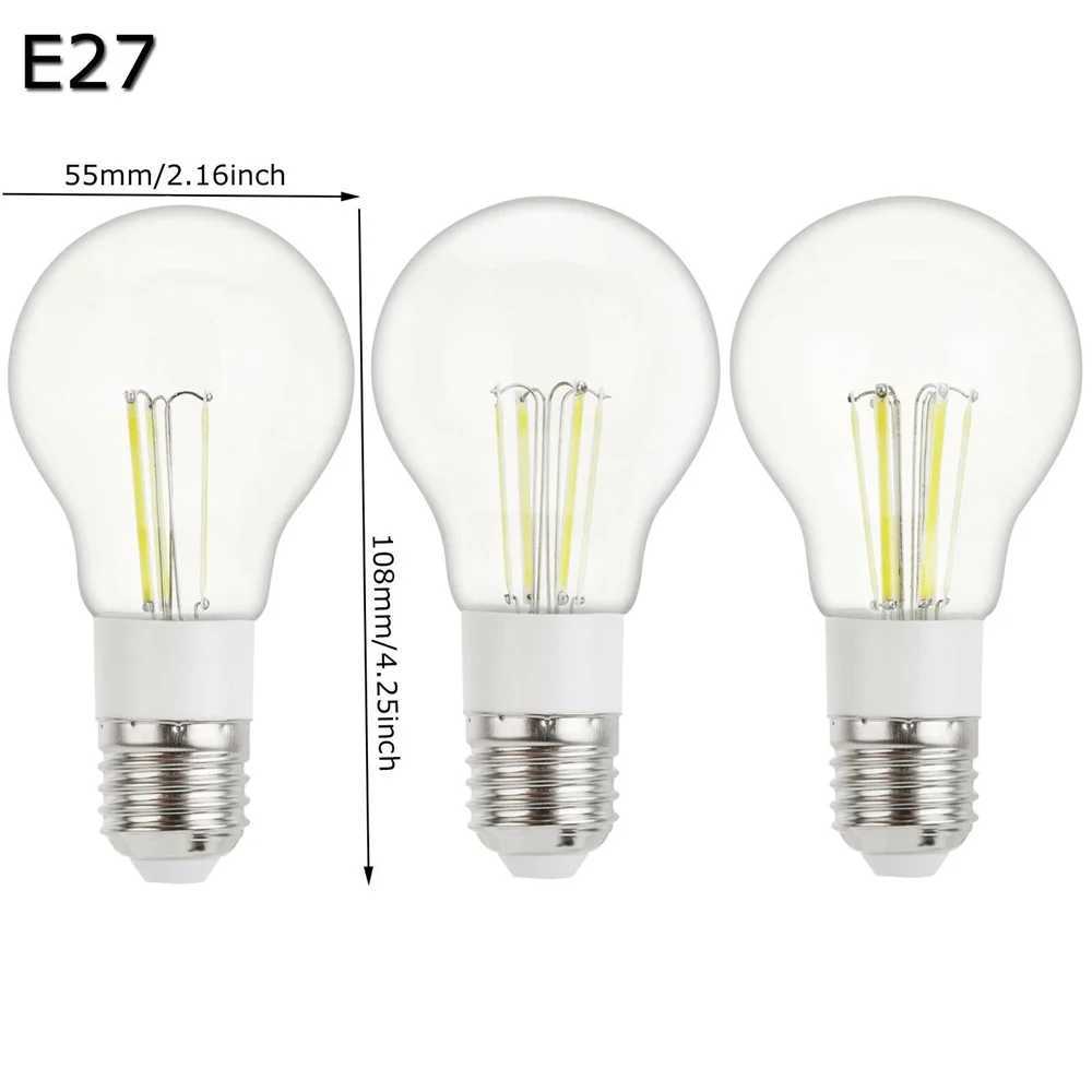 LED Filament Bulb E27 B22 3W 4W 6W Retro Edison Lamp DC 12V Vintage Candle Light Bulb Chandelier Incandescent Lamps C251115