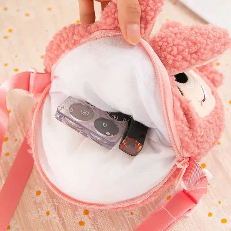 30cm Labubu Shoulder Cartoon Cute Doll Backpack Toy Play Crossbody Bag Monster Outdoor Travel Bag Christmas Gift X250415