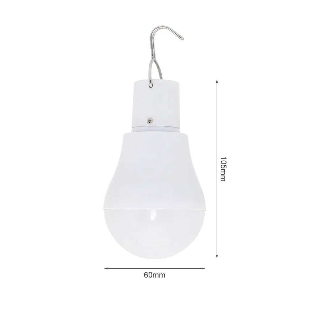 New Useful Energy Conservation USB 5W Portable camping light Led Charged Bulb Light Charged Solar Energy Lamp Outdoor Lighting C251115